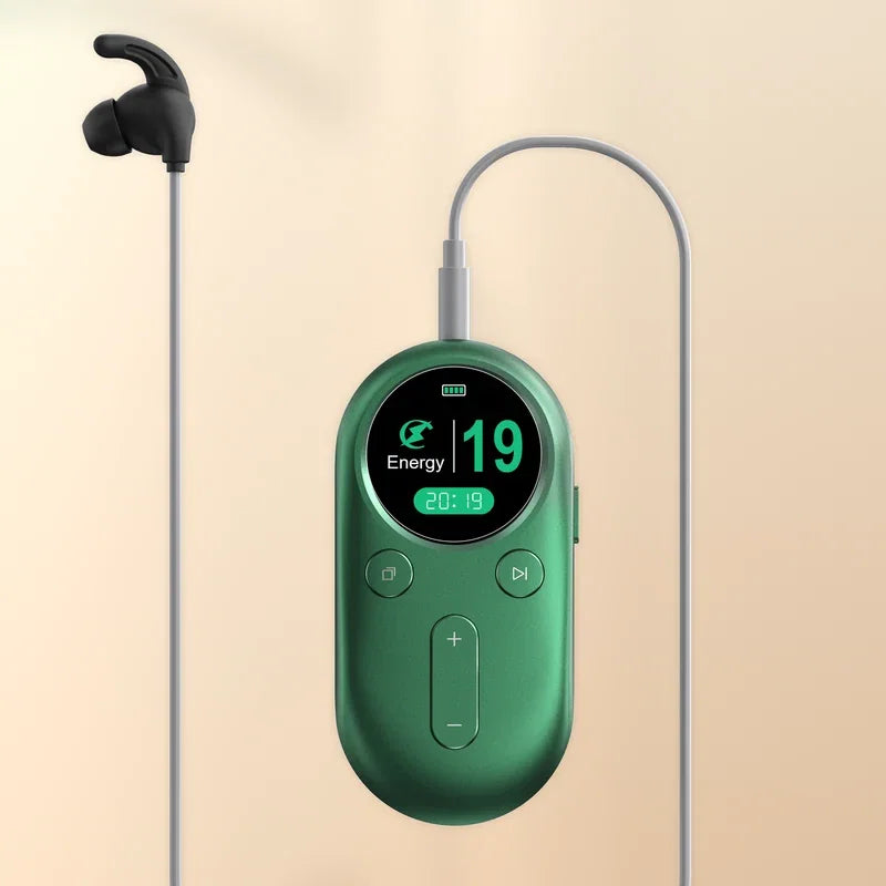 Select mode on the WONZ taVNS device screen